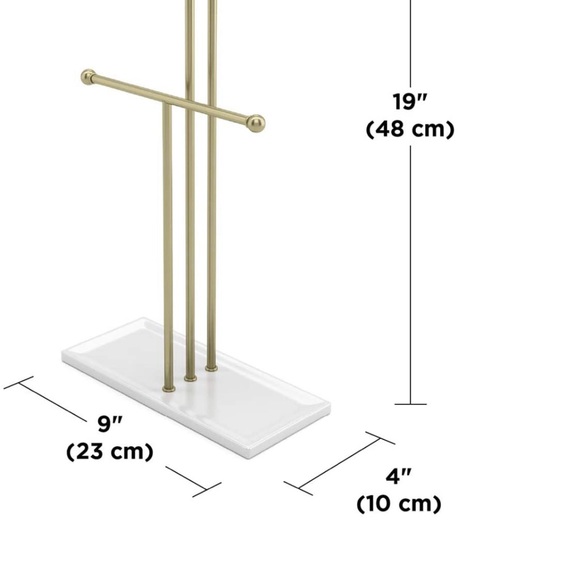 Jewelry tree stand tray organizer necklace holder - Picture 6 of 10